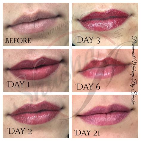 lips permanent makeup healing process jovancas beauty