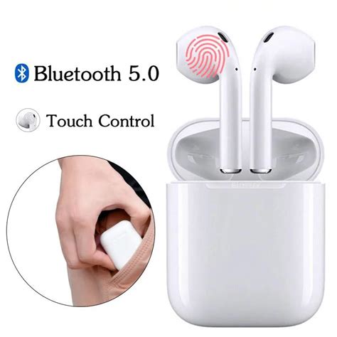 tws earbuds touch control wireless earphones  bluetooth headphone mini sports headset