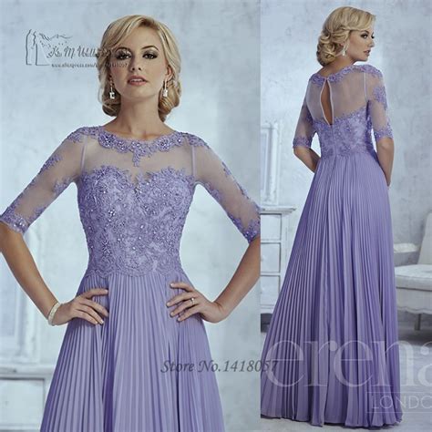 gorgeous lavender plus size mother of the bride groom lace dresses half