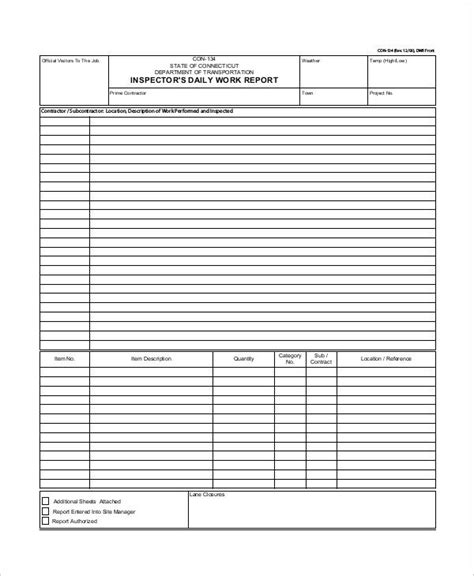 daily work report template  templates  templates