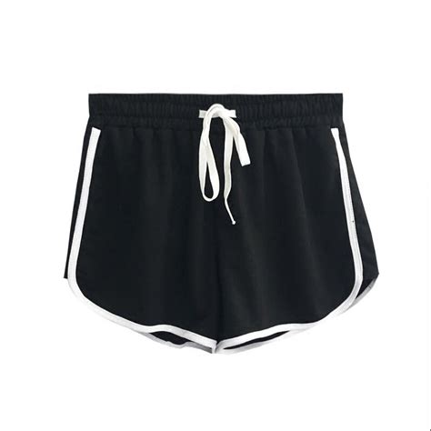 summer loose vintage high waist elastic waist casual shorts in shorts