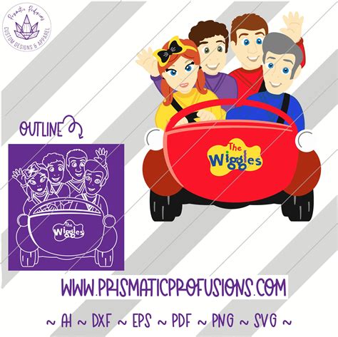 wiggles  wiggles svg  wiggles clipart  wiggles etsy uk