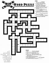 Crossword Puzzle Kids Puzzles Primary School Sheet Category Coloring sketch template