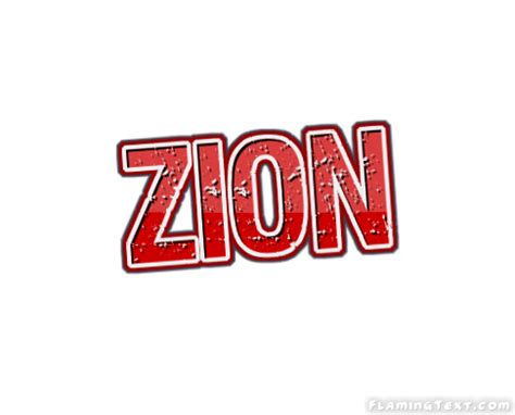 zion logo   design tool  flaming text