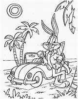 Looney Tunes Tune Ninos Paginas Vacances Coloringhome sketch template