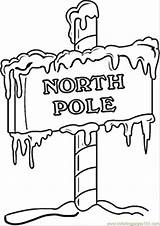 Coloring Pole North Pages Clipart Library sketch template