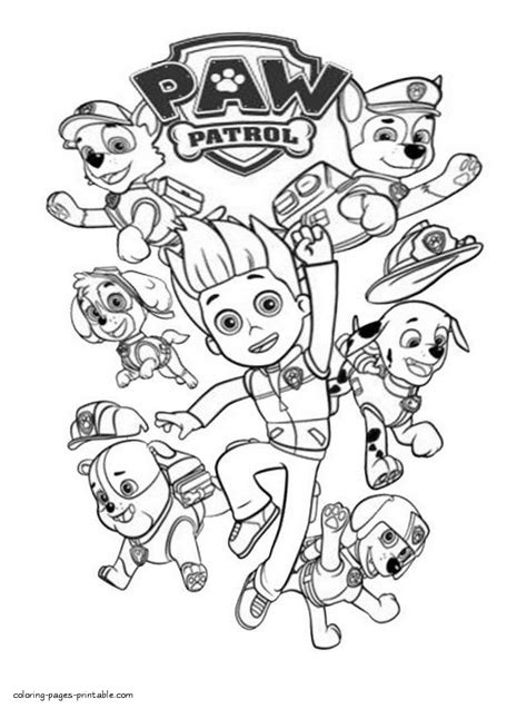 printable paw patrol coloring pages coloring pages printablecom