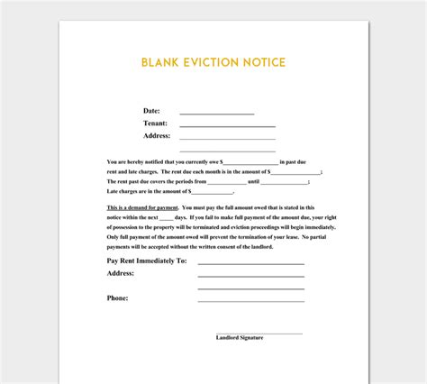 day sample eviction letter  family member master  template