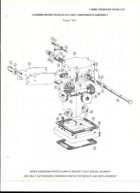 vermeer tm parts diagram