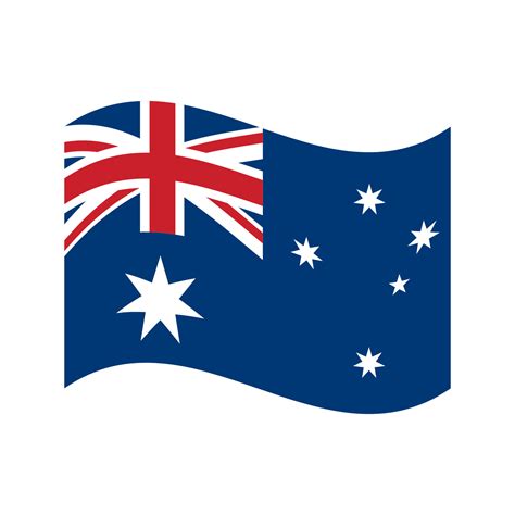 bandera original de australia fondo vectorial  vector en vecteezy