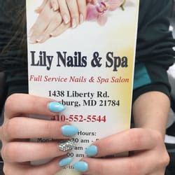 lily nails spa nail salons  liberty  eldersburg md