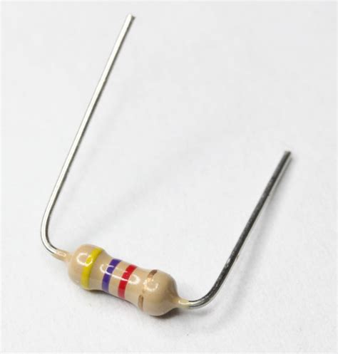 newbiehack resistors  ohm quarterwatt  hole