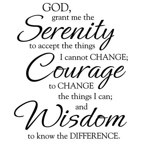 serenity prayer wall decal bamm graphix