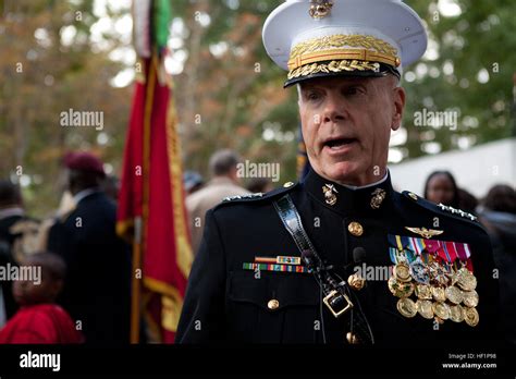 commandant   marine corps gen james  amos conducts stock photo  alamy