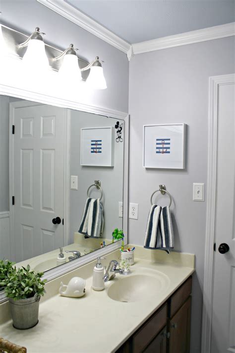 simple bathroom makeover   paint thrifty decor chick