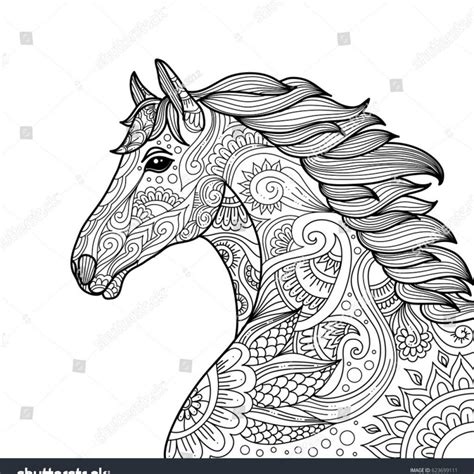 horse coloring pages  adults  print barry morrises coloring pages