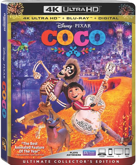 Pixar S Coco Blu Ray 4k Uhd And Digital Release Date