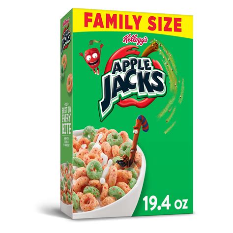 kelloggs apple jacks breakfast cereal original family size  oz walmartcom walmartcom