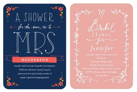 Bridal Shower Invitations From Wedding Paper Divas