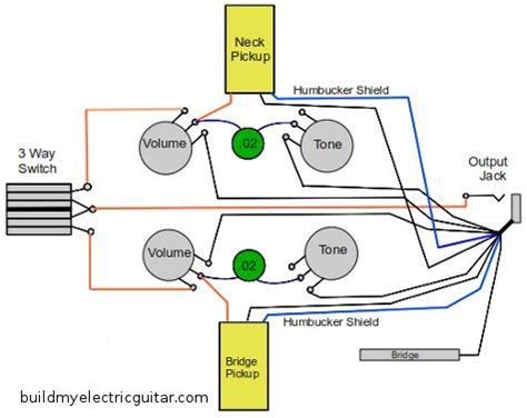 build  electric guitar wiring schematic diagram electronics circuit electric guitar