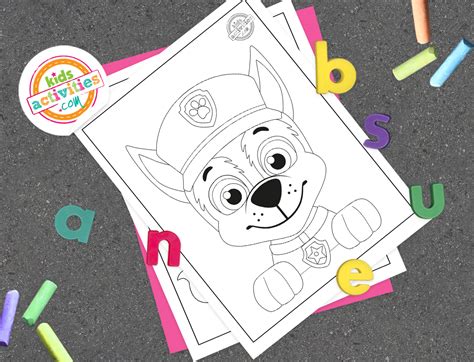printable paw patrol coloring pages kids activities blog