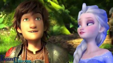 hiccup and elsa give your heart a break youtube