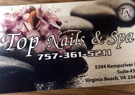 top nails spa kempsriver shopping center
