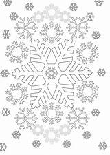 Hiver Snowflake Neige Schneeflocken Schneeflocke Flocon Coloriages Colorier Snowflakes Adulte Flocons Weihnachten Nieve Relaxation Etoile Gratuit Copos Erwachsene Adultos Schneemann sketch template