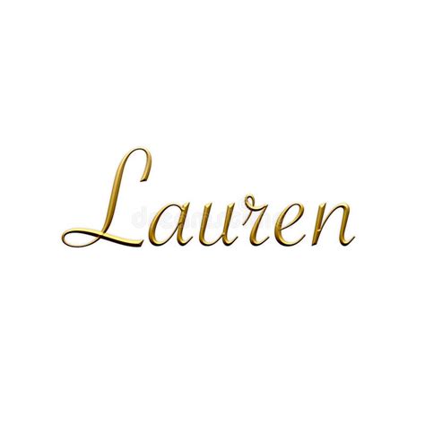 lauren lettering stock illustrations  lauren lettering stock