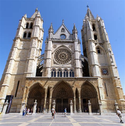 archivofachada de la catedral de leonjpg wikipedia la enciclopedia