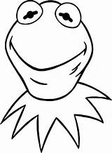 Kermit Muppets Wecoloringpage Clipartmag sketch template