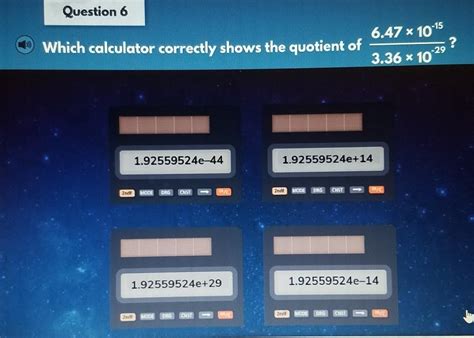 calculator correctly shows  quotient         brainlycom