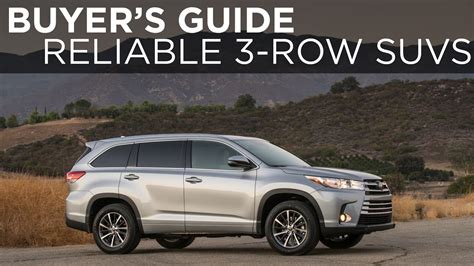 buying    row suv  models offer   reliability drivingca youtube