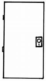 Door Coloring Doors Closed Open Pages Template Do2learn Picturecards sketch template