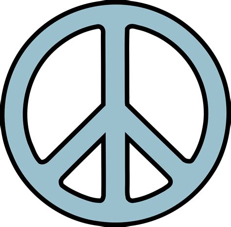 peace symbol hd clipart