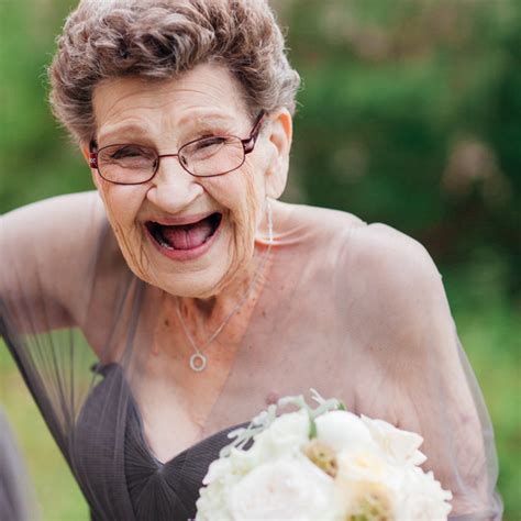 89 year old grandmother steals the show as bridesmaid