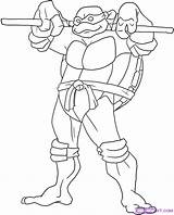 Ninja Turtle Coloring Donatello Getdrawings Pages sketch template