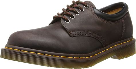 dr martens leather   brown lyst