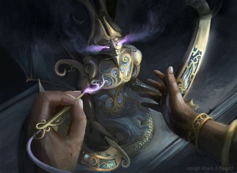 mtg art implement  malice  aether revolt set