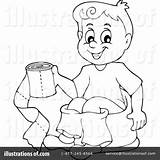 Potty Training Clipart Drawing Illustration Visekart Royalty Rf Getdrawings sketch template