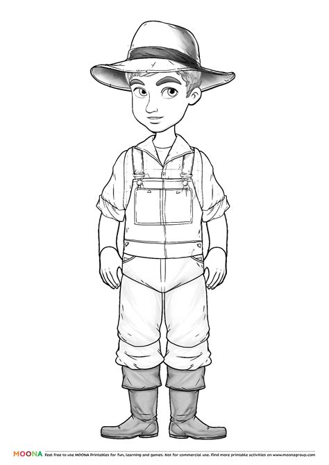 printable coloring pages  toddlers  preschoolers farmer