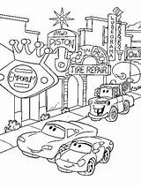 Coloring Cars Disney Pages Printable Gaddynippercrayons sketch template