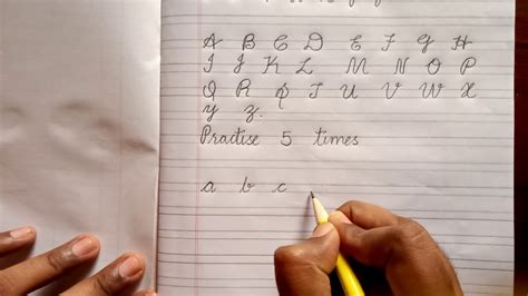 alphabet cursive handwriting youtube