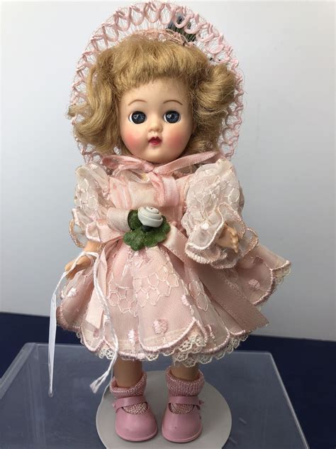 8” vintage cosmopolitan ginger doll all original blonde pink dress