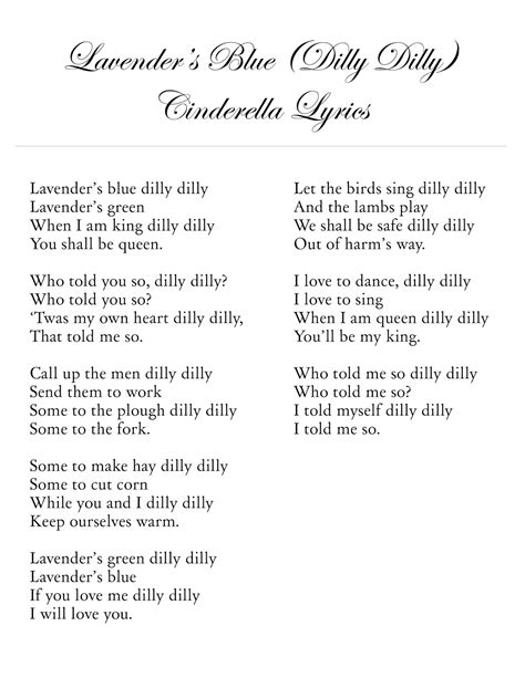 lavenders blue lyrics google search disney song lyrics disney