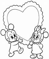 Colorear Bebe Amistad Topolino Mimi Corazon Enamorados San Imagui Disegno Valentín Colorat Disegnidacolorareonline Fise Minie Corazón Disnay Pinto Stampare Petrecere sketch template