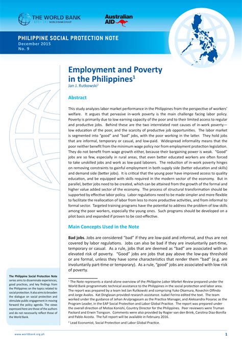 position paper  poverty   philippines