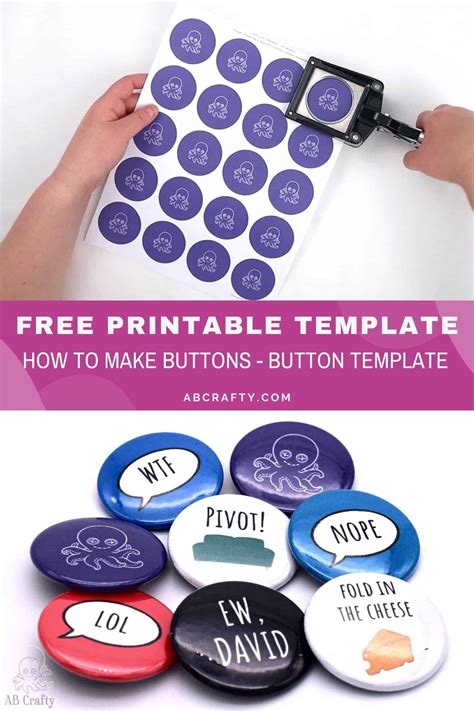printable button template find   printable