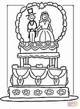 Coloring Wedding Printable Bride Bouquet sketch template