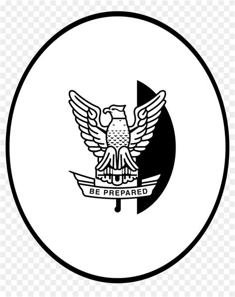 boy scouts eagle scout logo black  white eagle scout  transparent png clipart images
